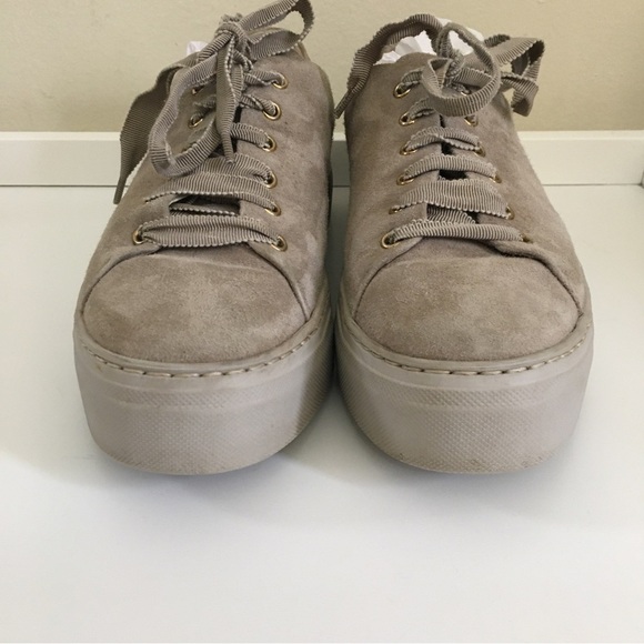 Agl Attilio Giusti Leombruni D92509 Suede Leather Low-Top Sneakers - Picture 4 of 11